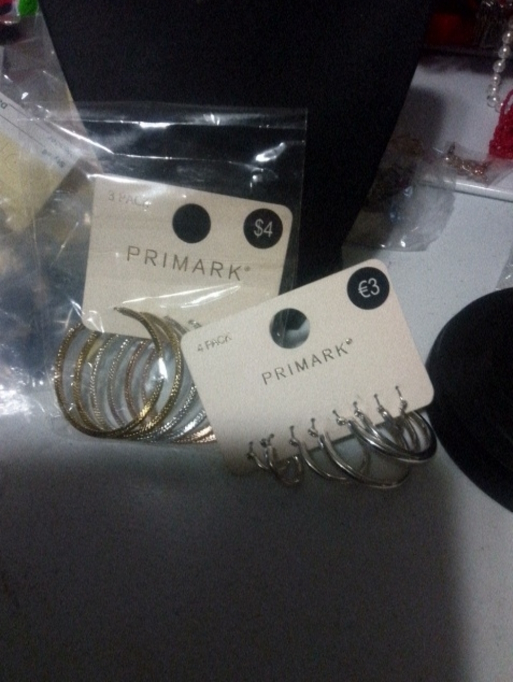 Primark Mixed Gold and Silver Hoop Earring Sets